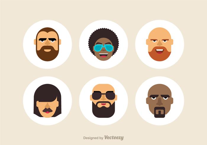 Cool Male Vector Avatars