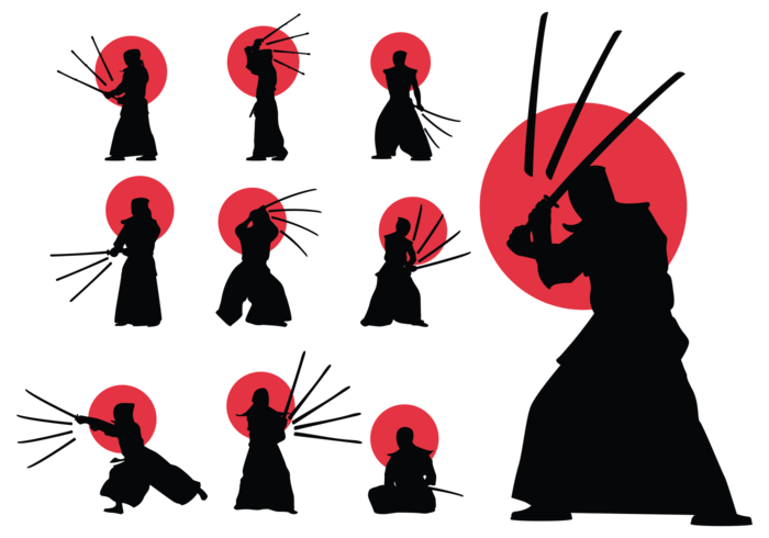 Kendo Silhouette Vector