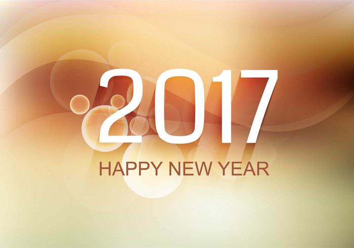 Free Vector New Year 2017 Background