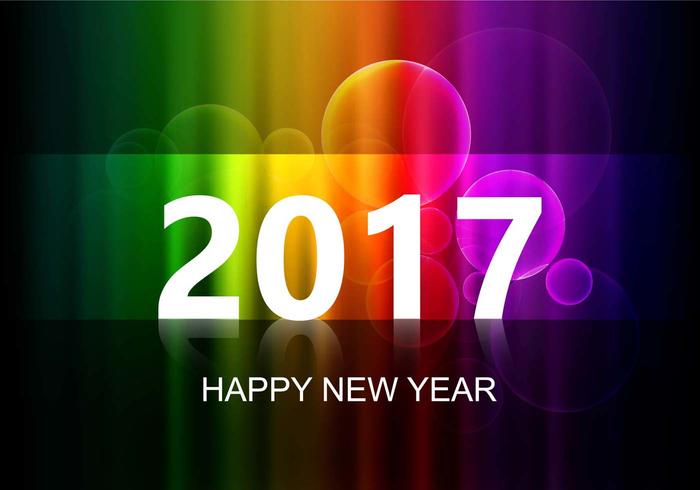 Free Vector New Year 2017 Background Free Vector New Year 2017 Background