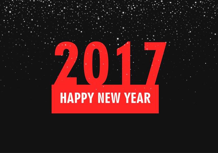 Free Vector New Year 2017 Background Free Vector New Year 2017 Background