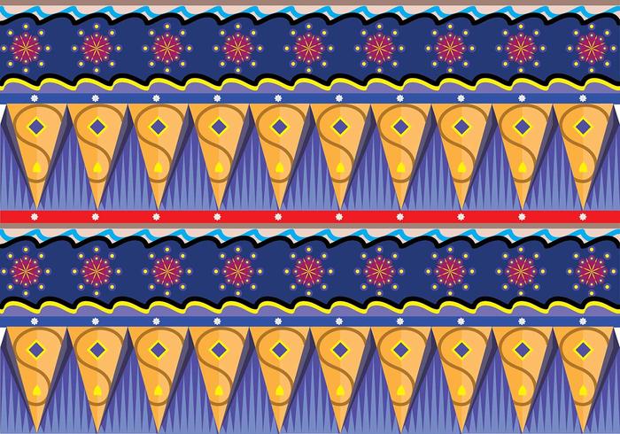 Gipsy Pattern Vector Art