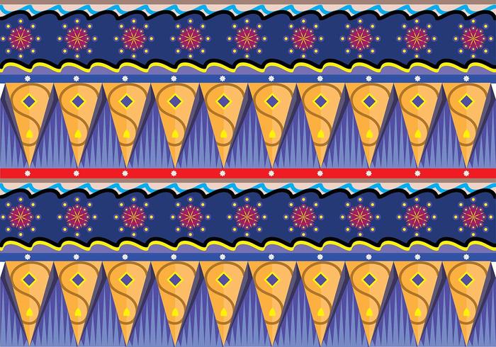 Gipsy Pattern Vector Art