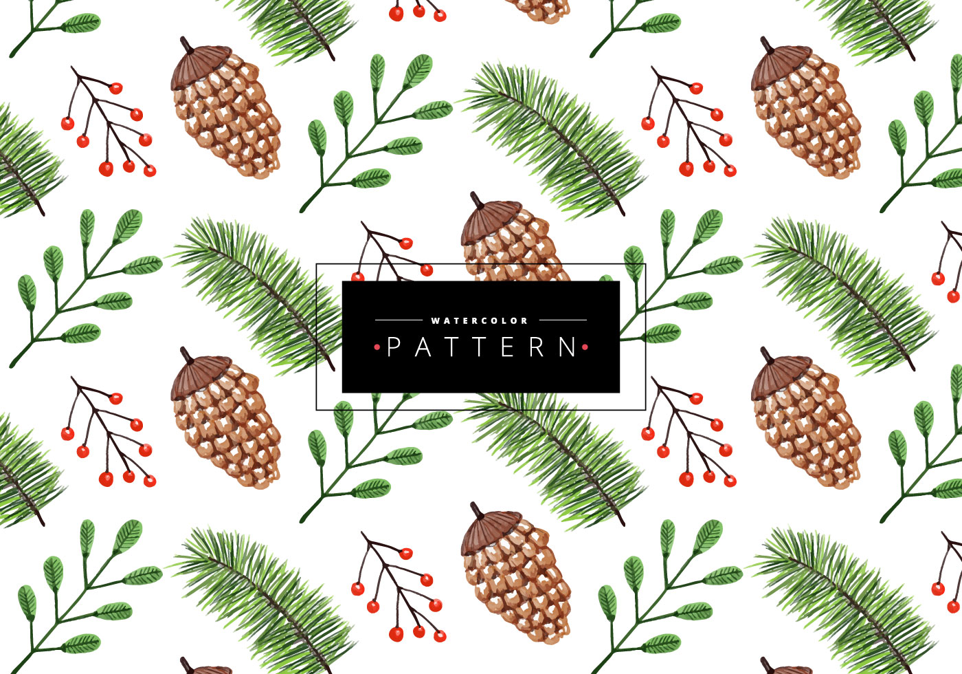 Download Pine Christmas Pattern - Download Free Vectors, Clipart ...