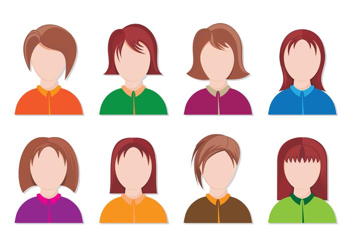 Set Of Personas Icon vector