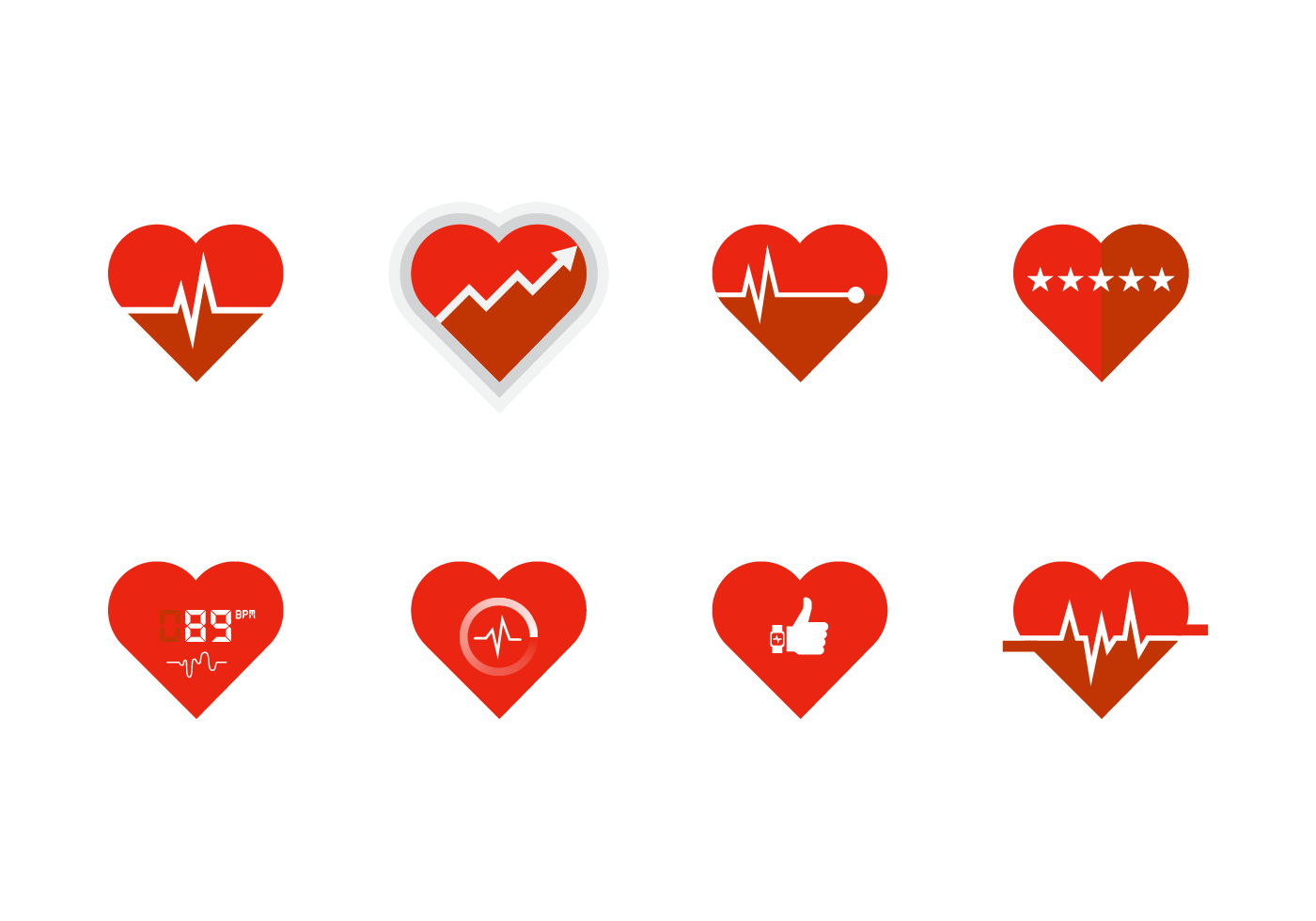 Download Free Heart Rate Vector 133257 - Download Free Vectors ...