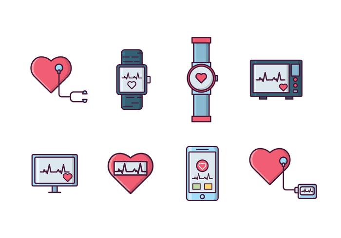 Free Heart Rate Monitor vector