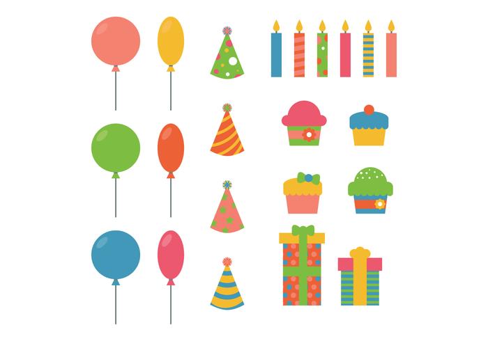 Party Favors Elements vector