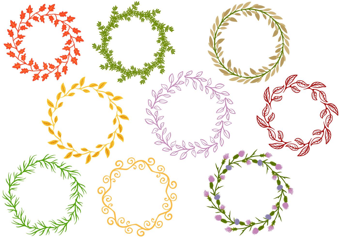 Free Floral Wreaths Vectors 133309 Vector Art at Vecteezy