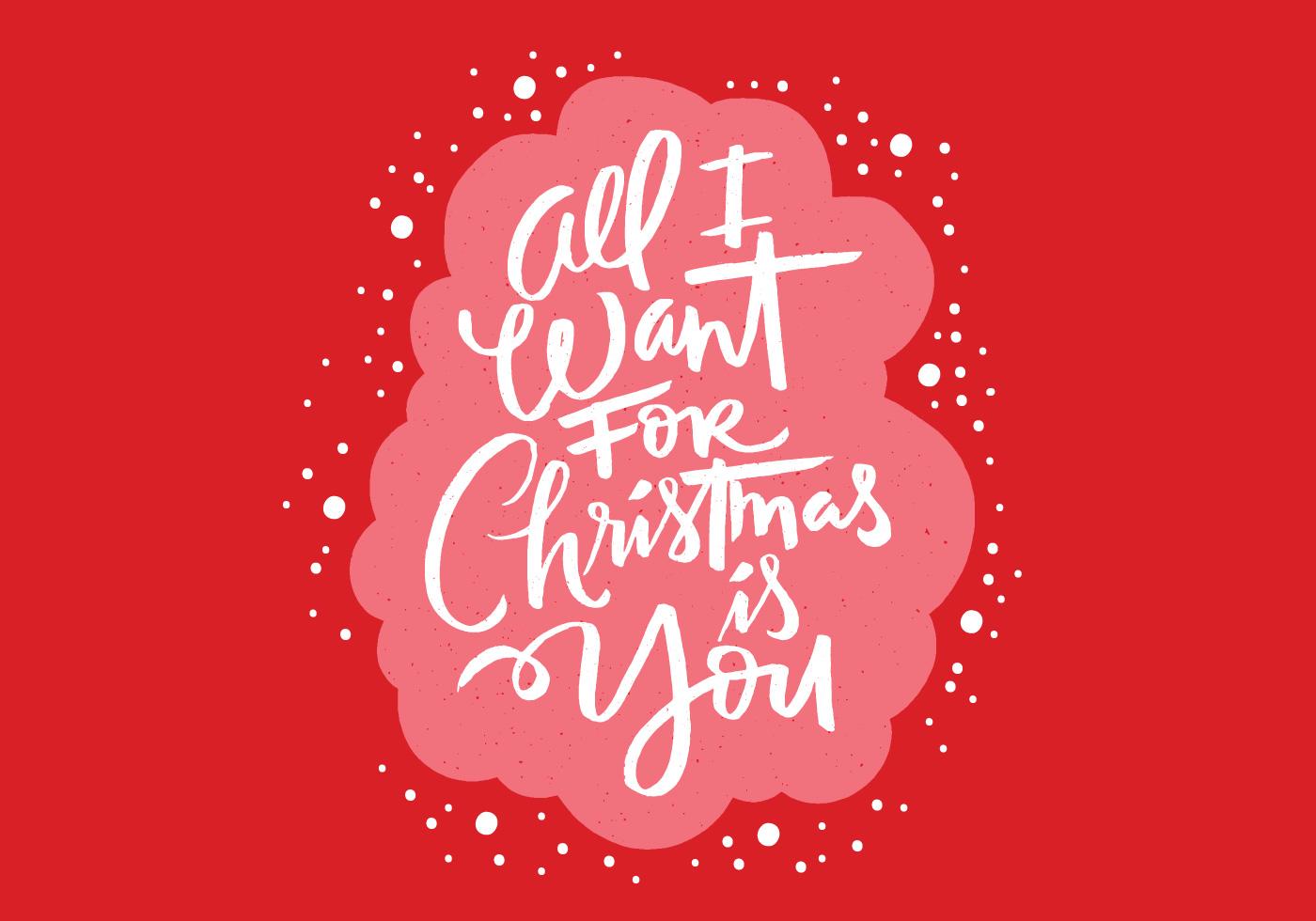 All I Want for Christmas Brush Script 133371 Vector Art at Vecteezy