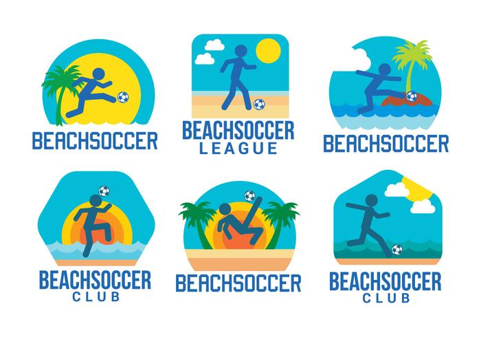 Beach soccer vector