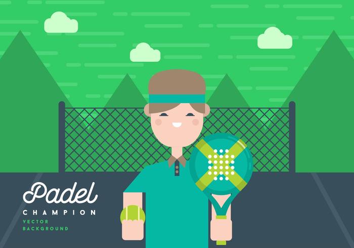 Padel de fondo vector