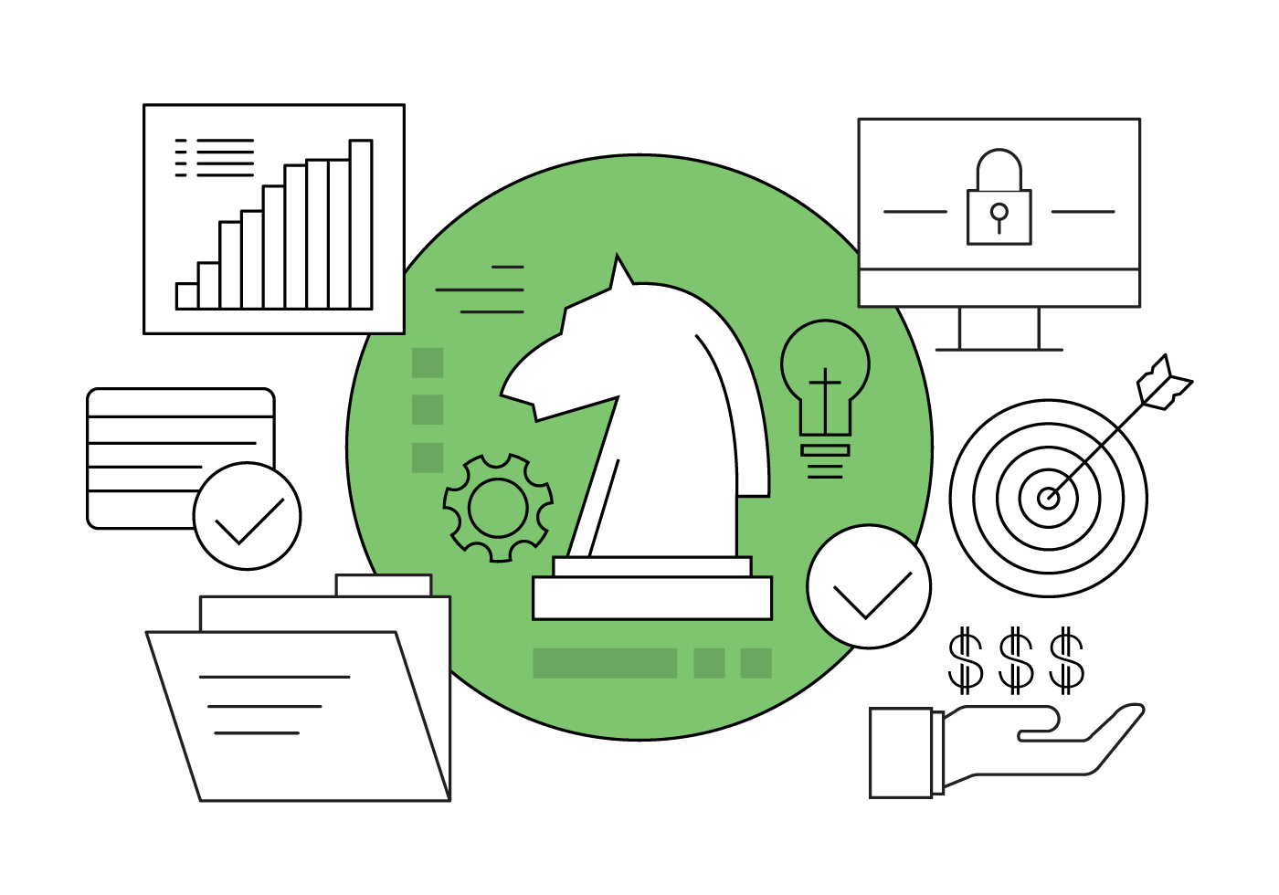 Free Marketing Icons 133502 Vector Art at Vecteezy