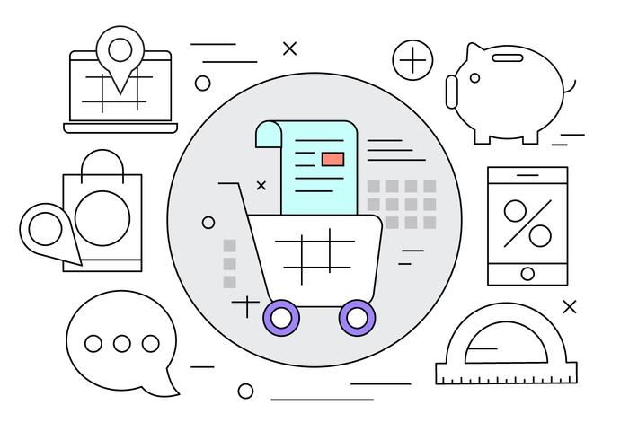 Online Payment Vector Illustration
