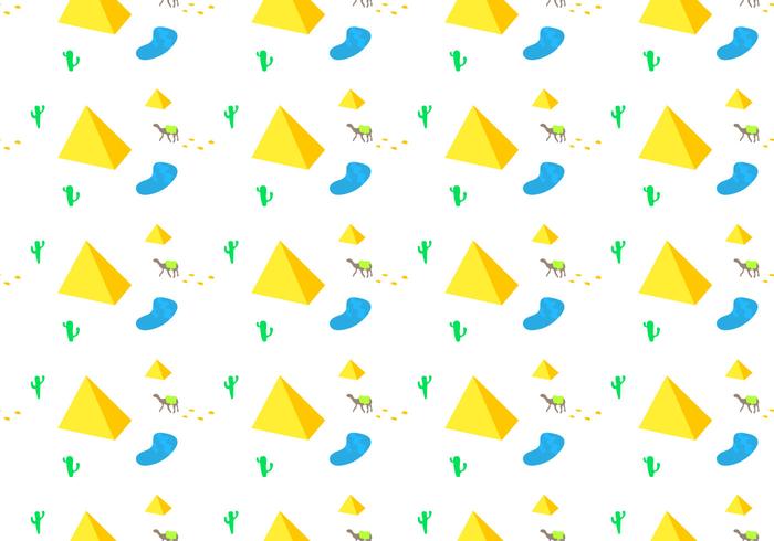 Free Piramide Seamless Pattern Vector Illustration