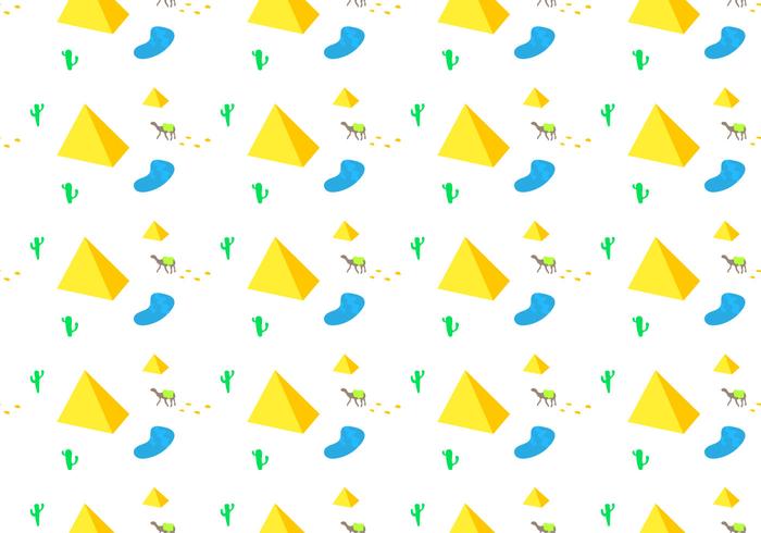 Free Piramide Seamless Pattern Vector Illustration