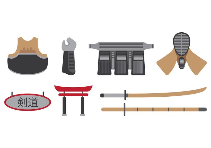 Set Of Kendo Icons vector