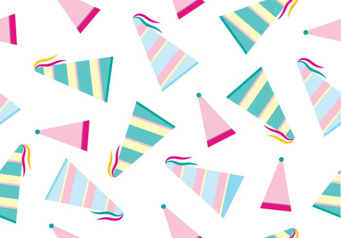 Party Hat Vector Pattern Party Hat Vector Pattern