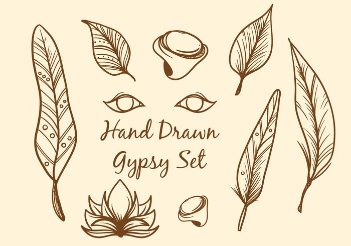 Free Hand Drawn Boho Vector