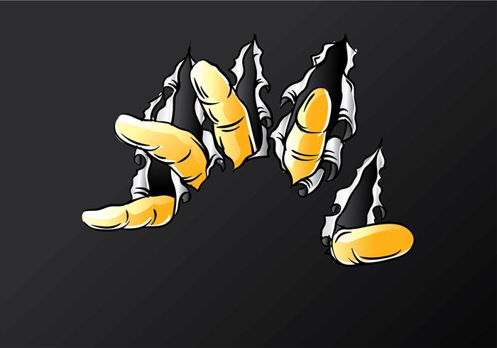 Metal Tear Finger Free Vector