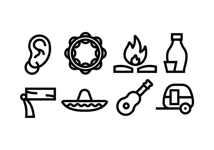Gypsy Icons vector