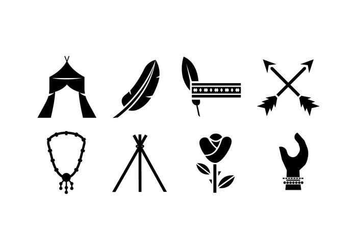 Bohemian vector icons