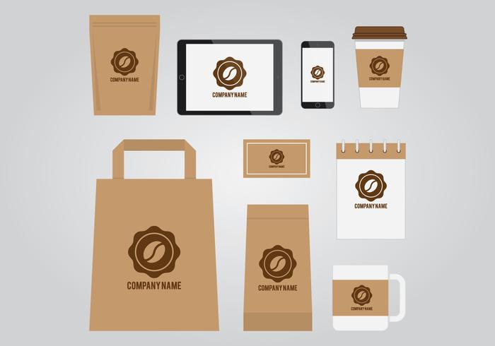 Coffee Branding Template vector