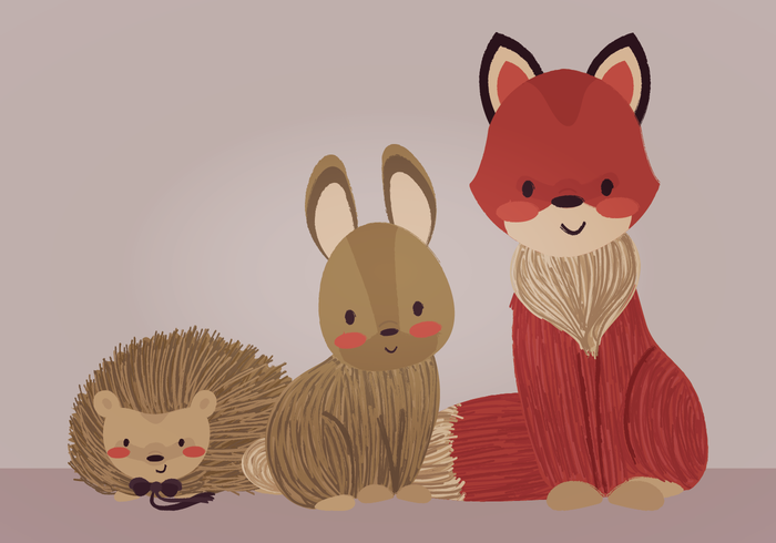 Vector Forrest Animals