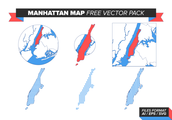 Manhattan Map Free Vector Pack Manhattan Map Free Vector Pack