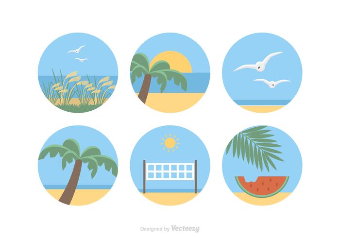 Free Sea Landscape Vector Icons