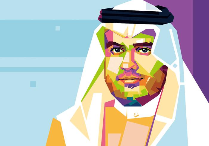 Prince - Arab Style - WPAP vector