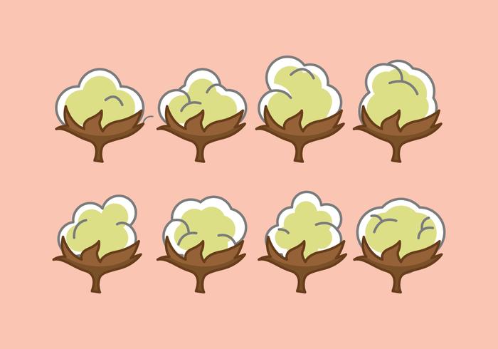 Free Cotton Flower Vector Pack Free Cotton Flower Vector Pack
