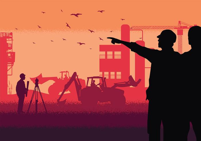 Surveyor Silhouette Free Vector