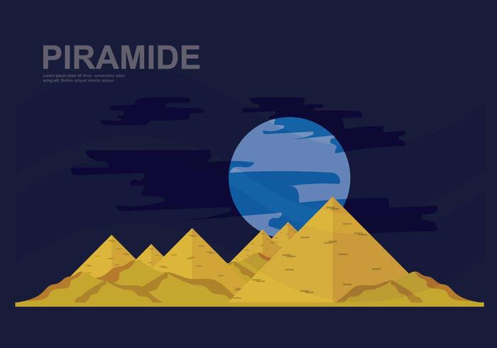 Ilustración Gratis Piramide vector