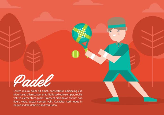 Padel Background vector