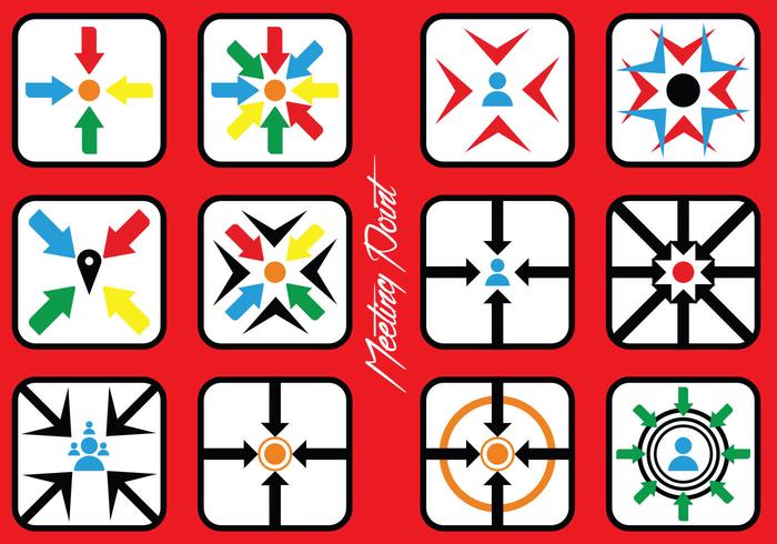 Meeting Point Icon Meeting Point Icon