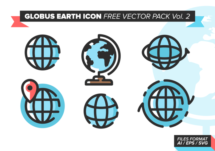 Globus Earth Icon Free Vector Pack Vol. 2 Globus Earth Icon Free Vector Pack Vol. 2
