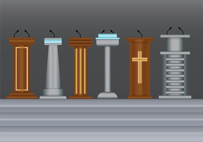 Lectern Vector