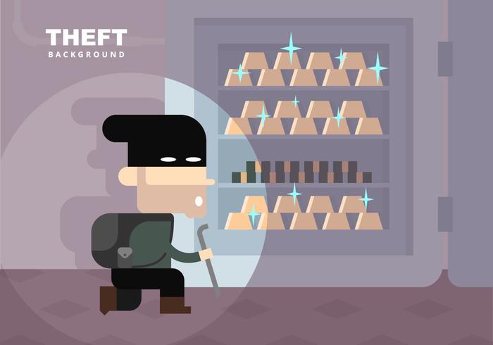 Theft Background vector