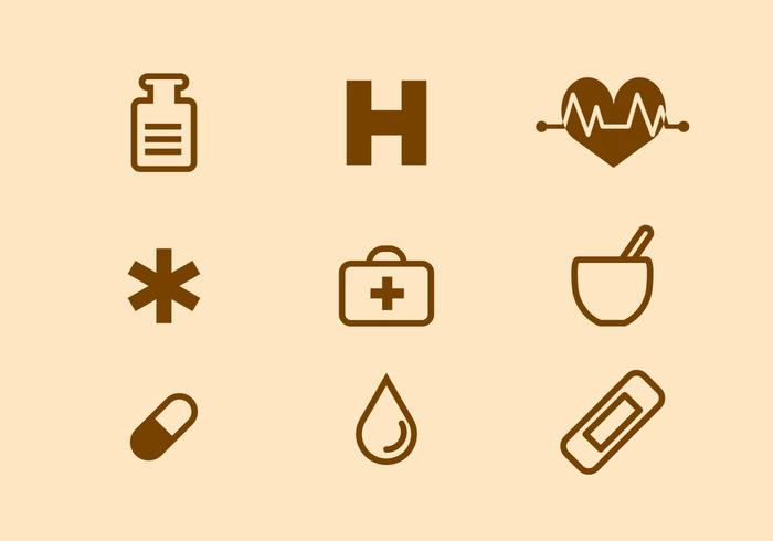 Icono médico gratis Vector