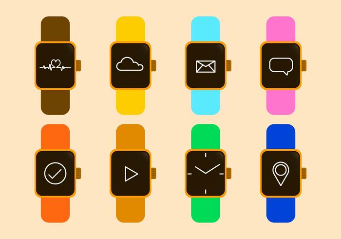 Icono de reloj de Smart Watch gratis vector