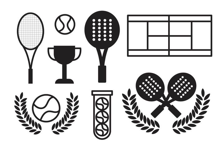 Padel Tennis Vector