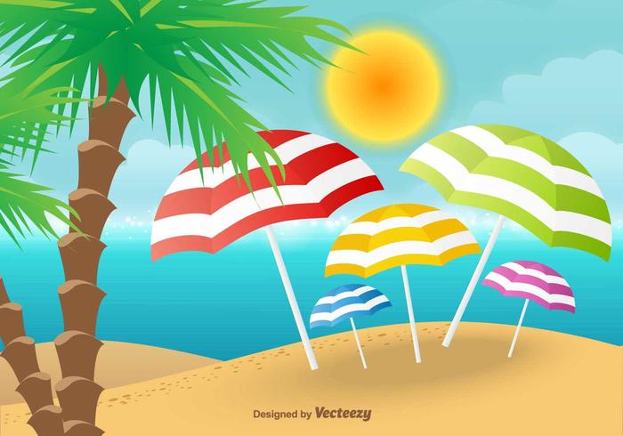 Beach Vector Background