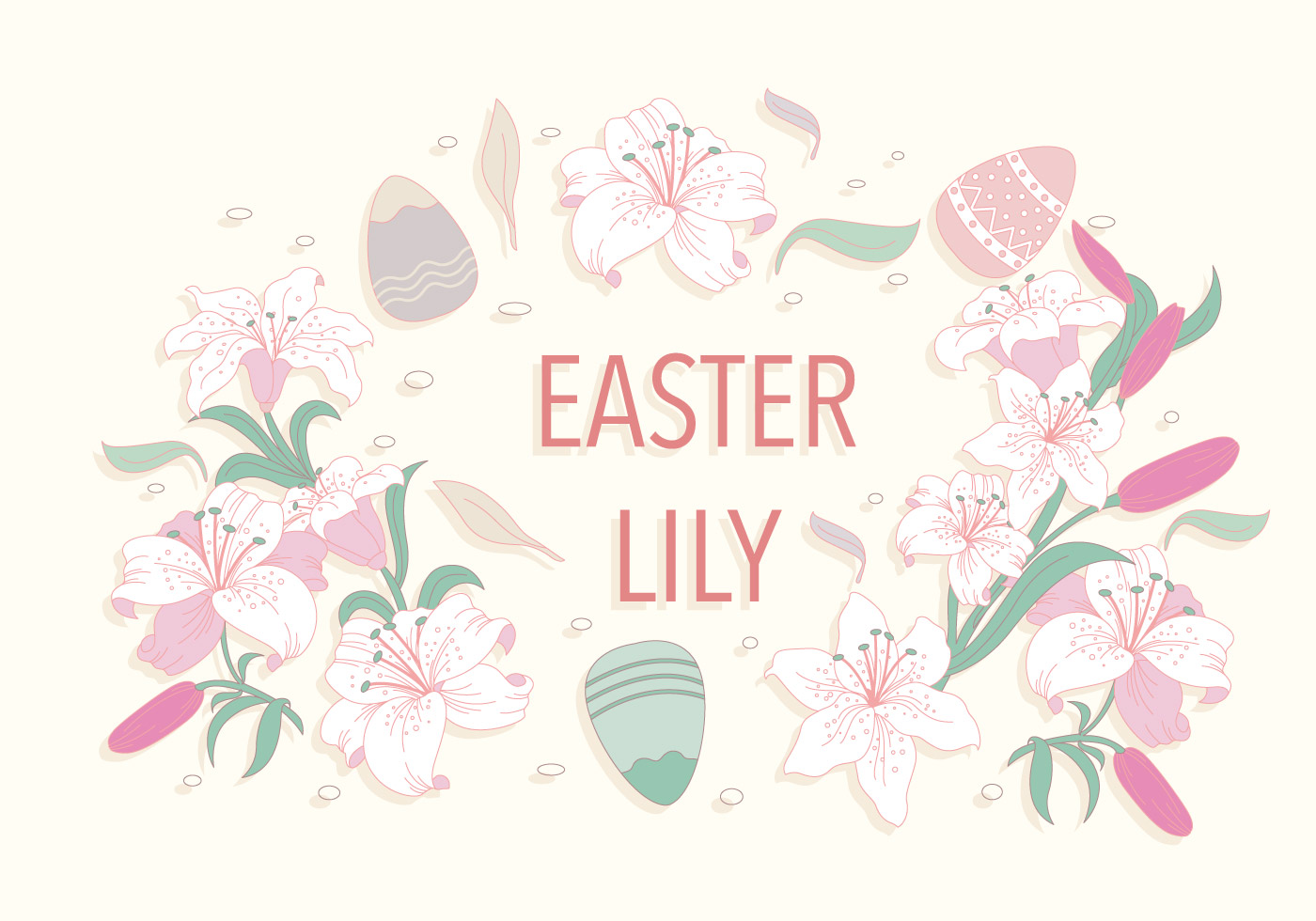 Easter Lily Frame Vector - Download Free Vectors, Clipart ...