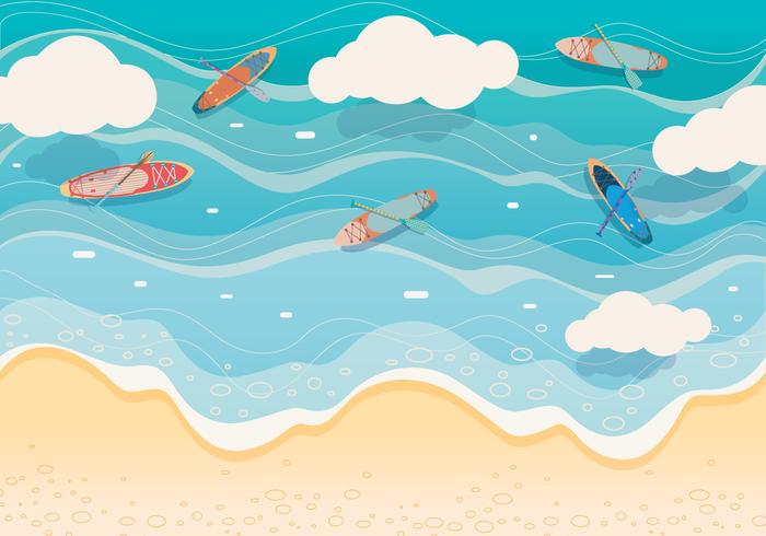Paddle Background Vector