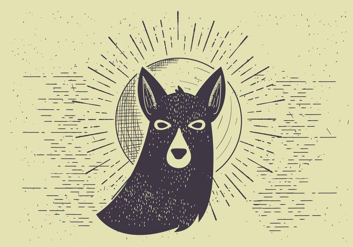 Vector libre Dog Illutration