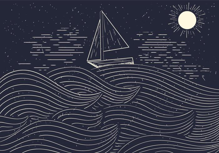 Detailed Vector Illustration Of The Sea