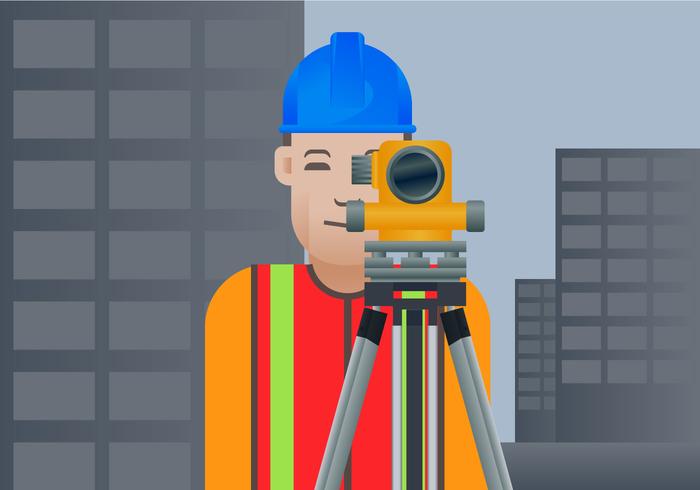 Free Surveyor Ilustraciones Vectoriales vector