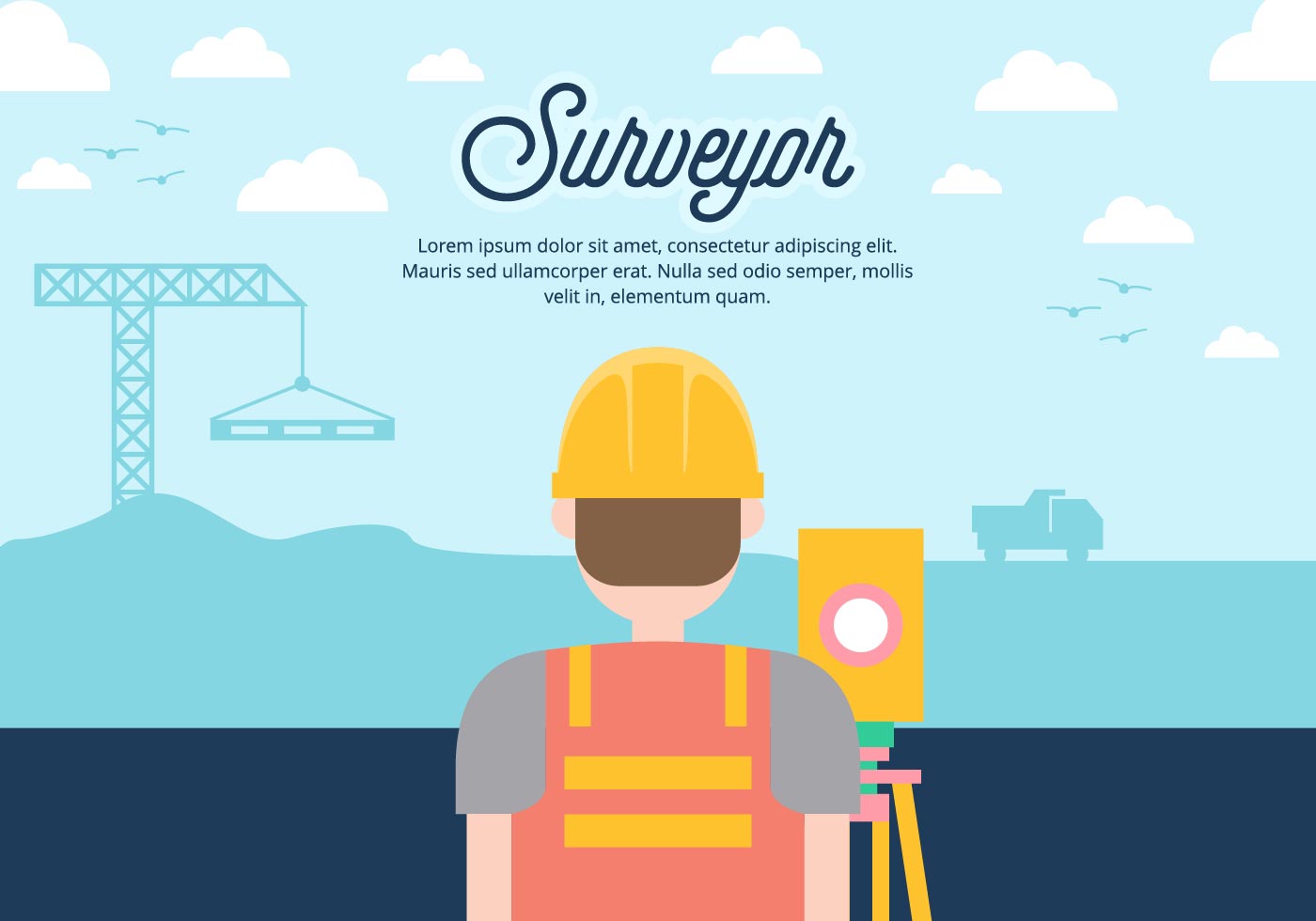 Surveyor Background 134085 Vector Art at Vecteezy