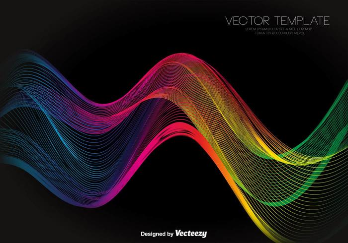 Espectro abstracto vectorial vector